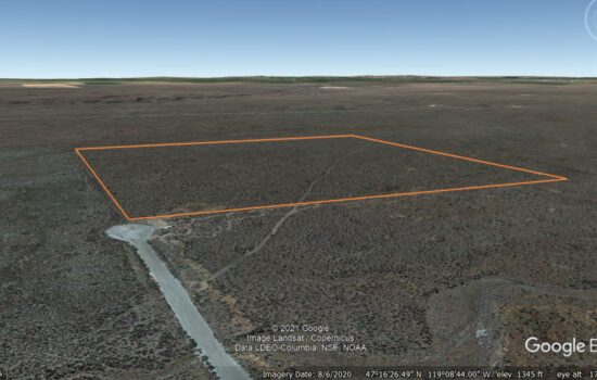 Wide open 40 acre off-grid retreat near Moses Lake, WA