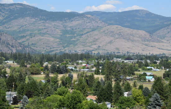 Picturesque 5 acre hilltop view land overlooking Kettle River Valley on Canadian border in Danville, WA.