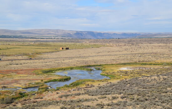 Amazing views on private 40 acre rural retreat overlooking Rocky Ford Creek and trout hatcheries near Moses Lake and Ephrata, WA.